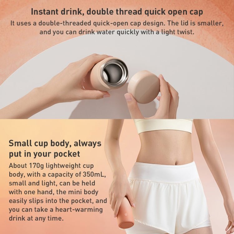 Xiaomi Mijia Pocket Thermos Cup 350mL – Snow Sunset - wevelnit