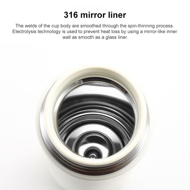 500mL 316 Stainless Steel Thermos Cup – Stylish Black - wevelnit