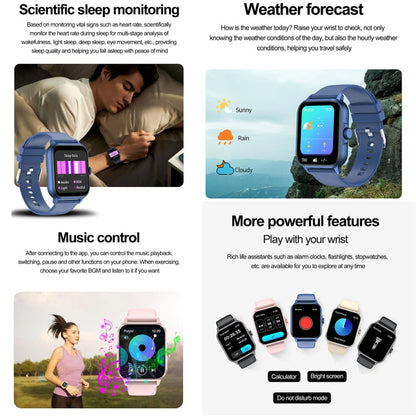 ZW36A Smartwatch 1,83 inch – bellen en hartslag, onder 25 euro
