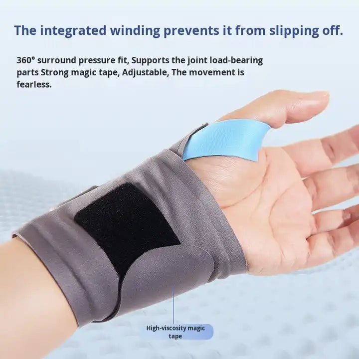 EMS Polsbrace met Warmte & Massage - wevelnit