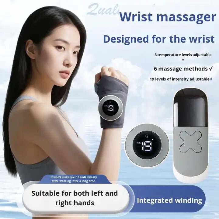 EMS Polsbrace met Warmte & Massage - wevelnit