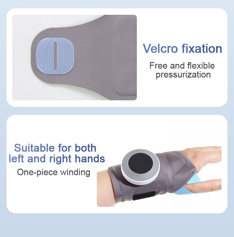 EMS Polsbrace met Warmte & Massage - wevelnit
