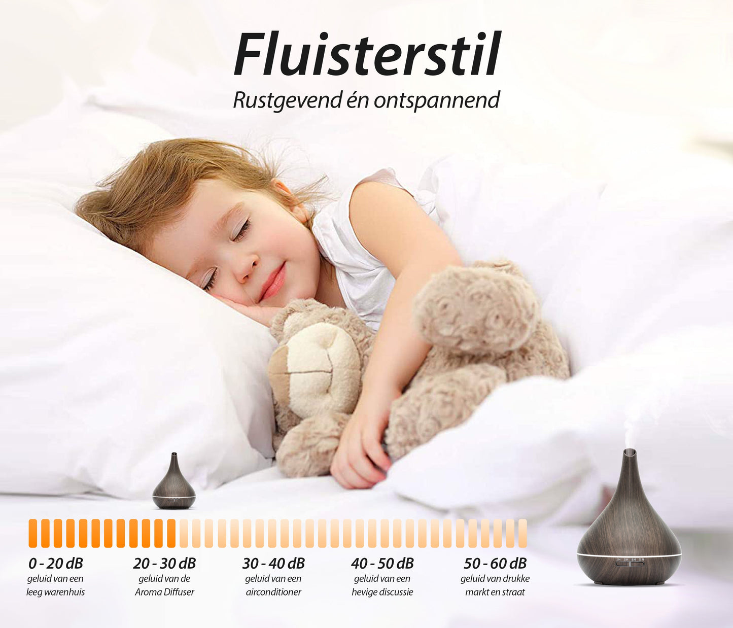 Lotus Pro Diffuser - Donker Hout - wevelnit