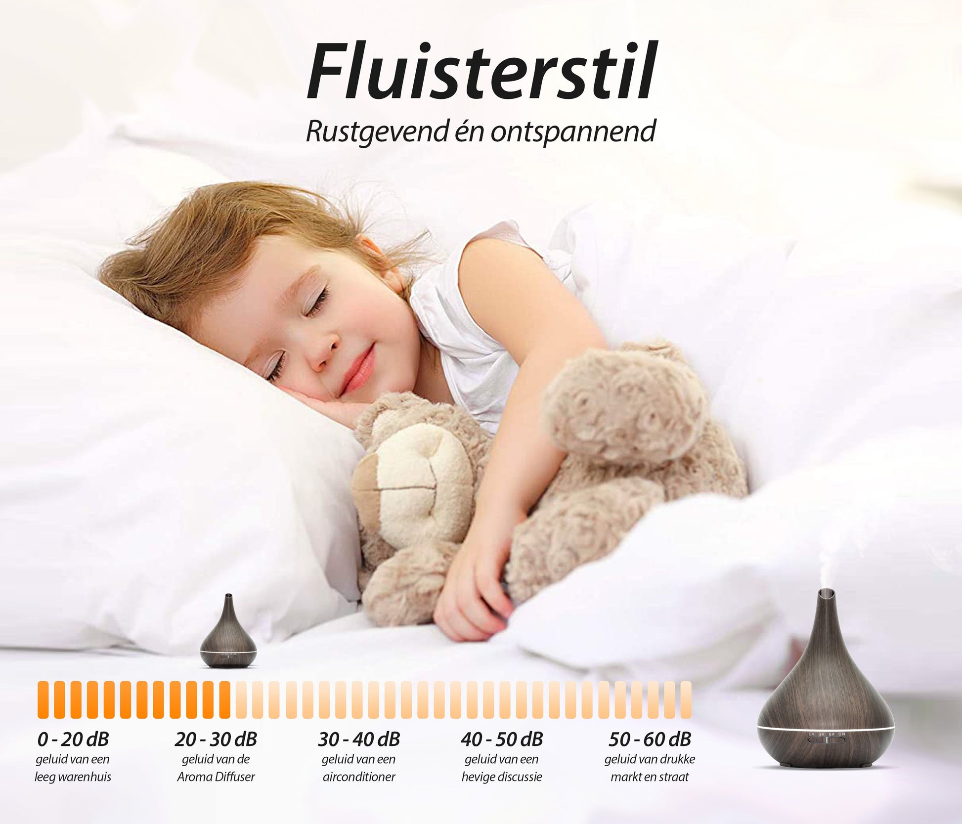 Lotus Pro Diffuser - Donker Hout - wevelnit