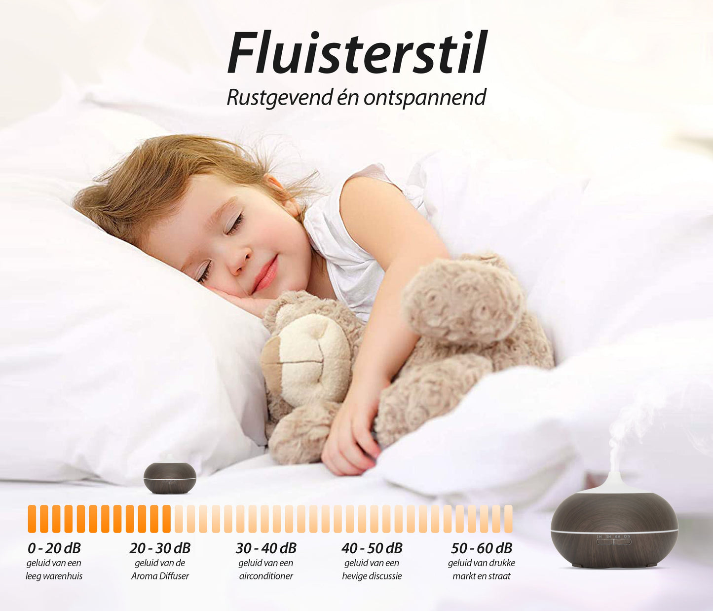 Sun Shine Pro Diffuser - Donker Hout - wevelnit