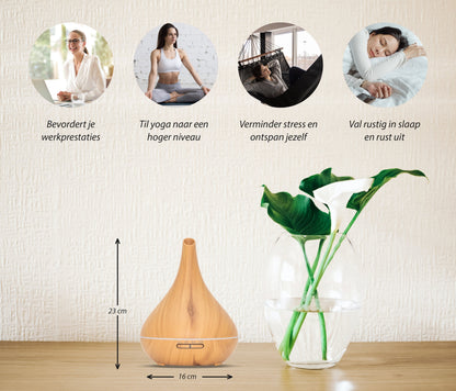 Lotus Pro Diffuser - Licht Hout - wevelnit