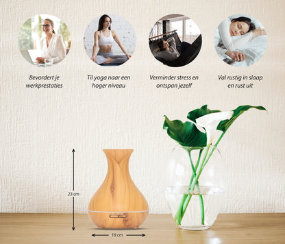 Vitality Pro Diffuser - Licht Hout - wevelnit