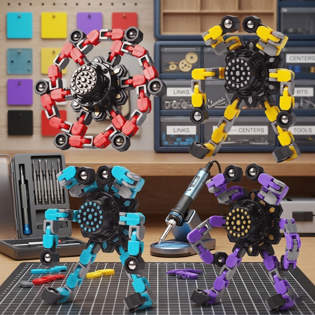4-Pack Deformeerbare Transformeerbare Robot Fidget