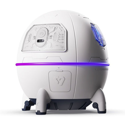 Lunar Type - C Desktop Humidifier Ambient Lamp (Grey) - wevelnit