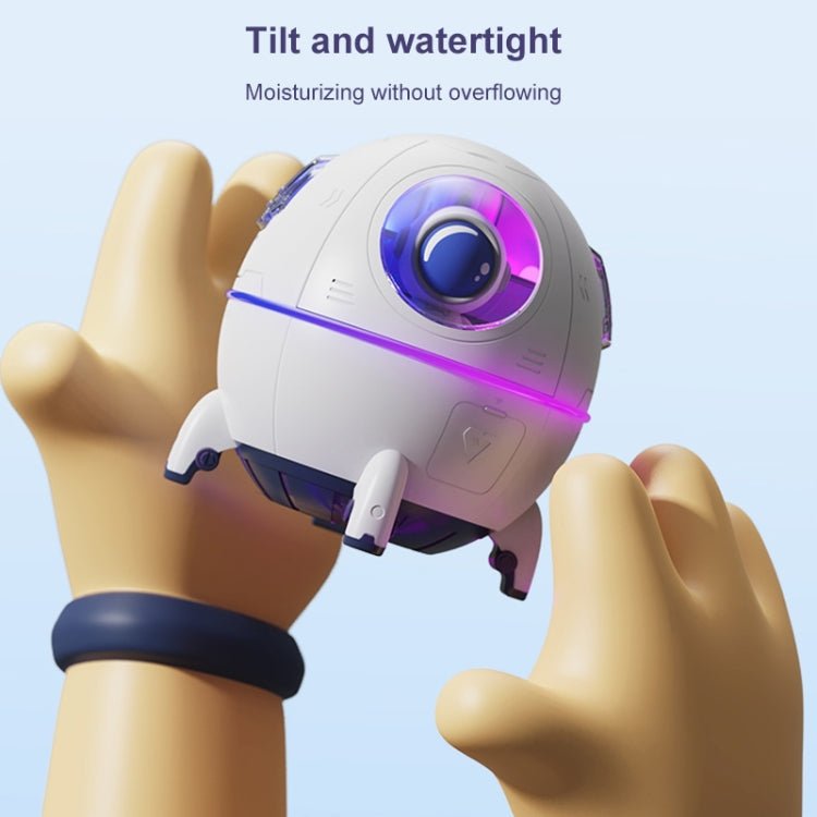 Lunar Type - C Desktop Humidifier Ambient Lamp (Purple) - wevelnit