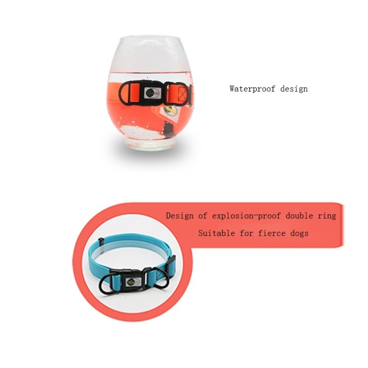 Waterproof Adjustable Dual Loop Pet Dogs Collar, Suitable for Ferocious Dogs - wevelnit