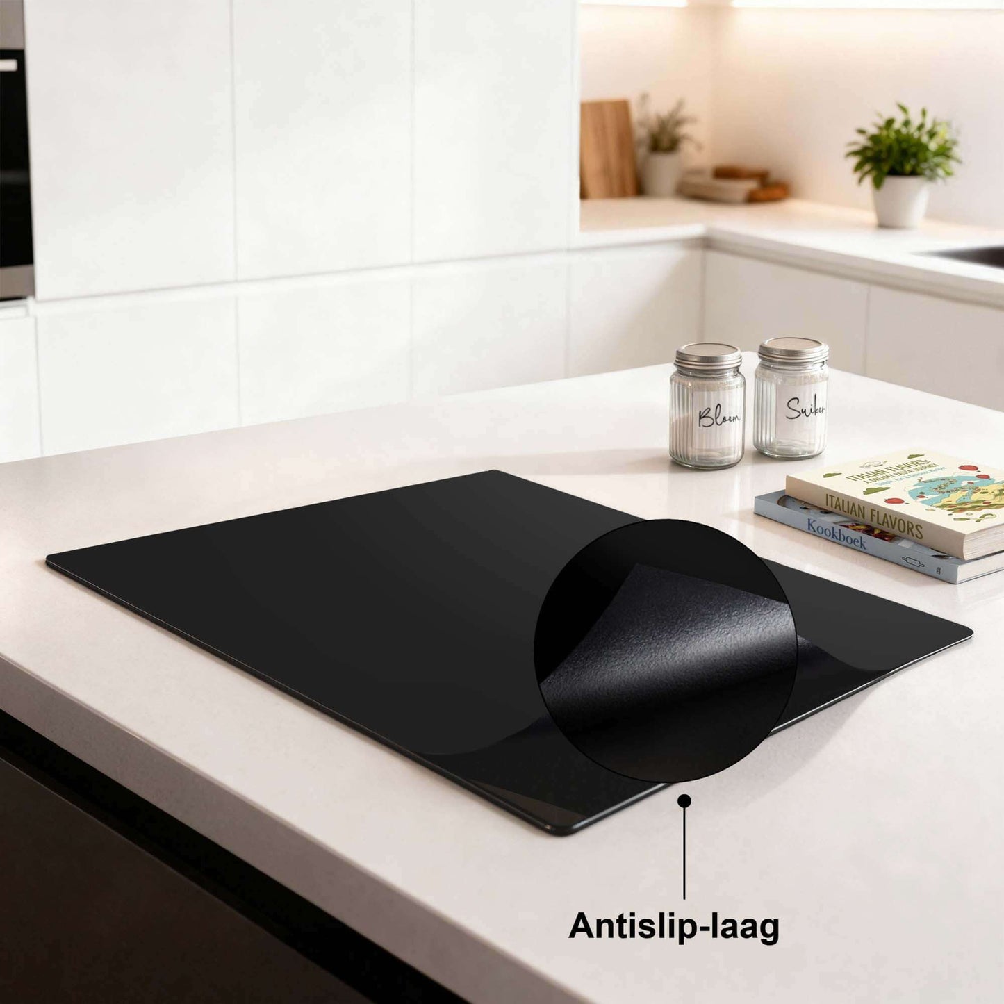 Pure Black – Inductie Beschermer - wevelnit