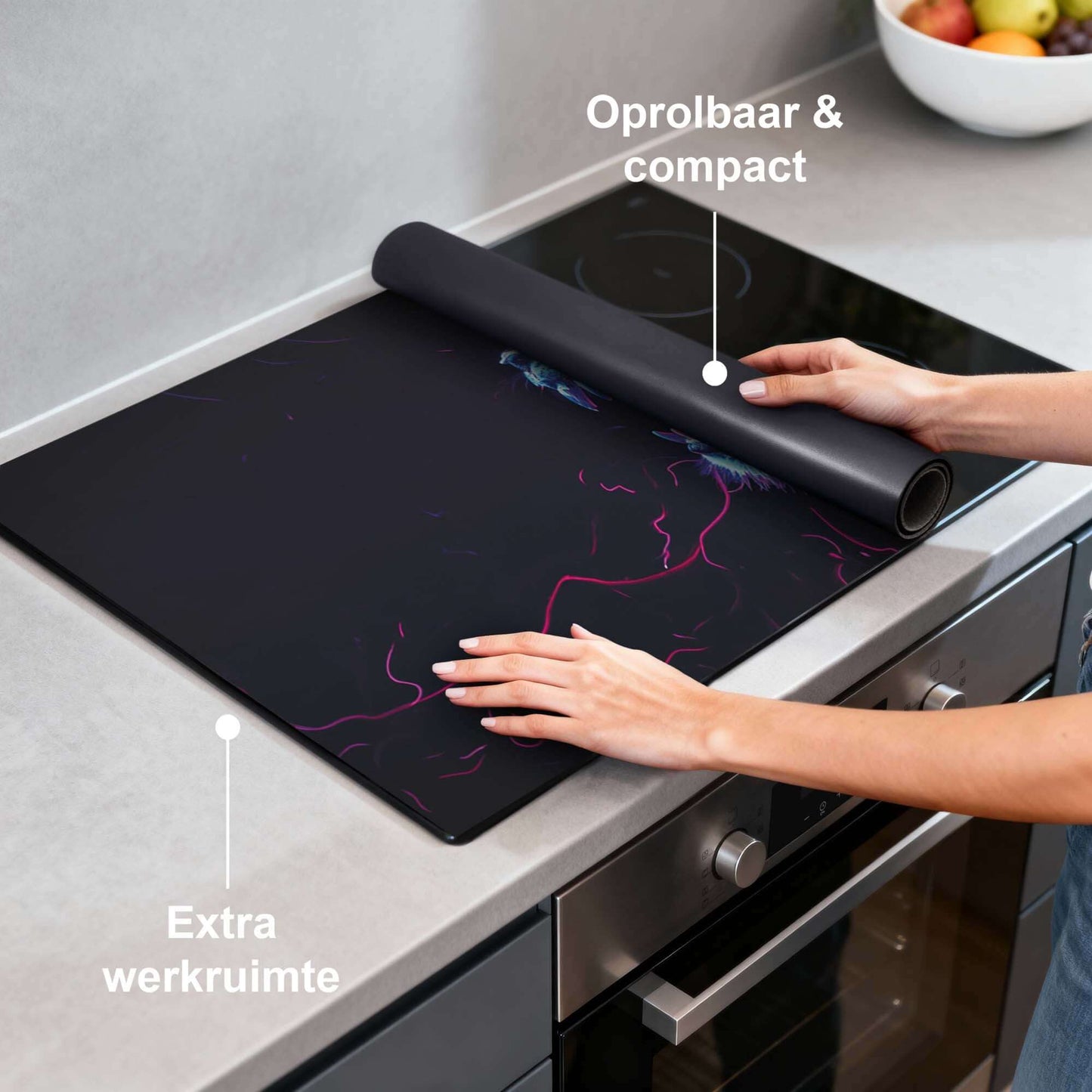 Neon Roar – Inductie Beschermer - wevelnit