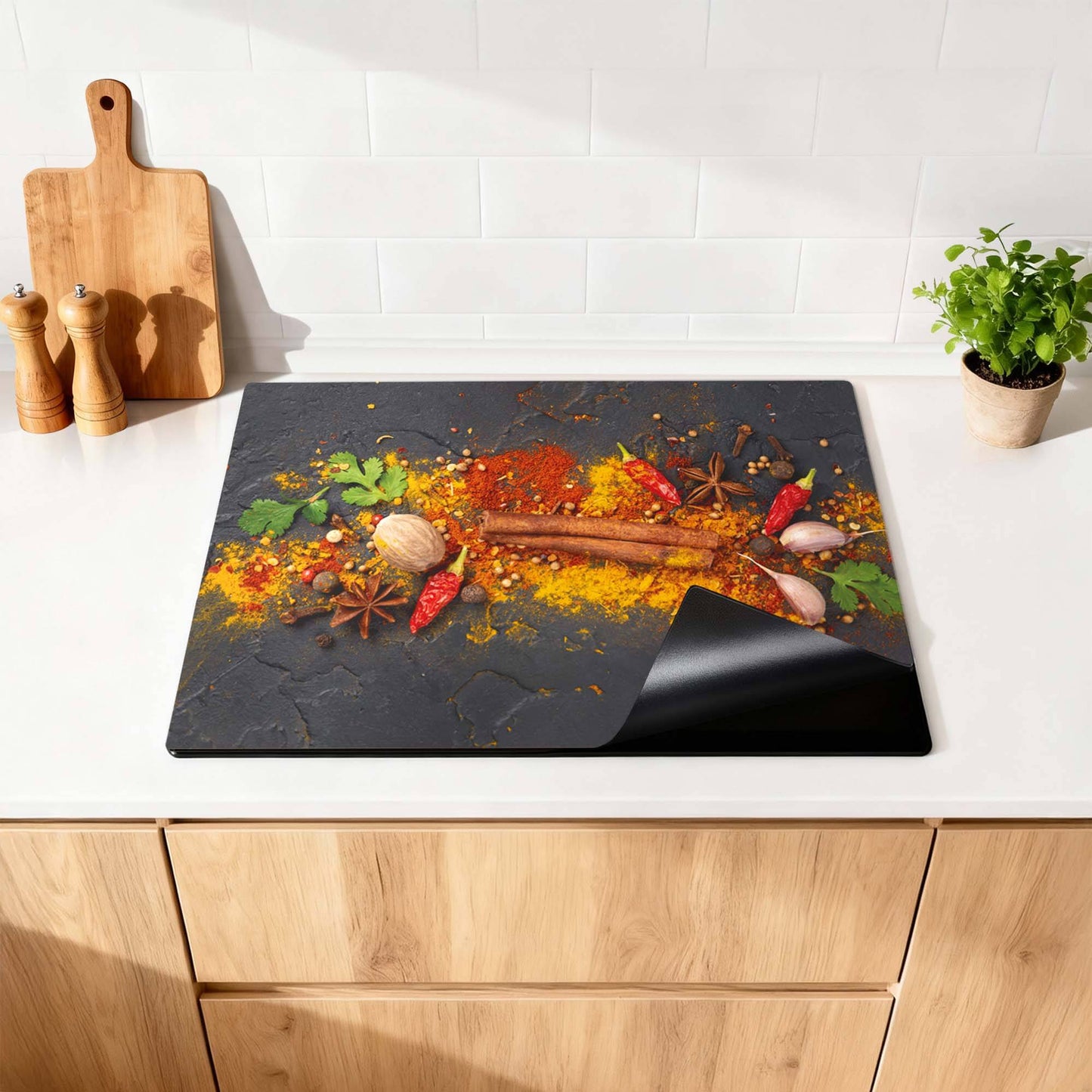 Spice Canvas – Inductie Beschermer - wevelnit