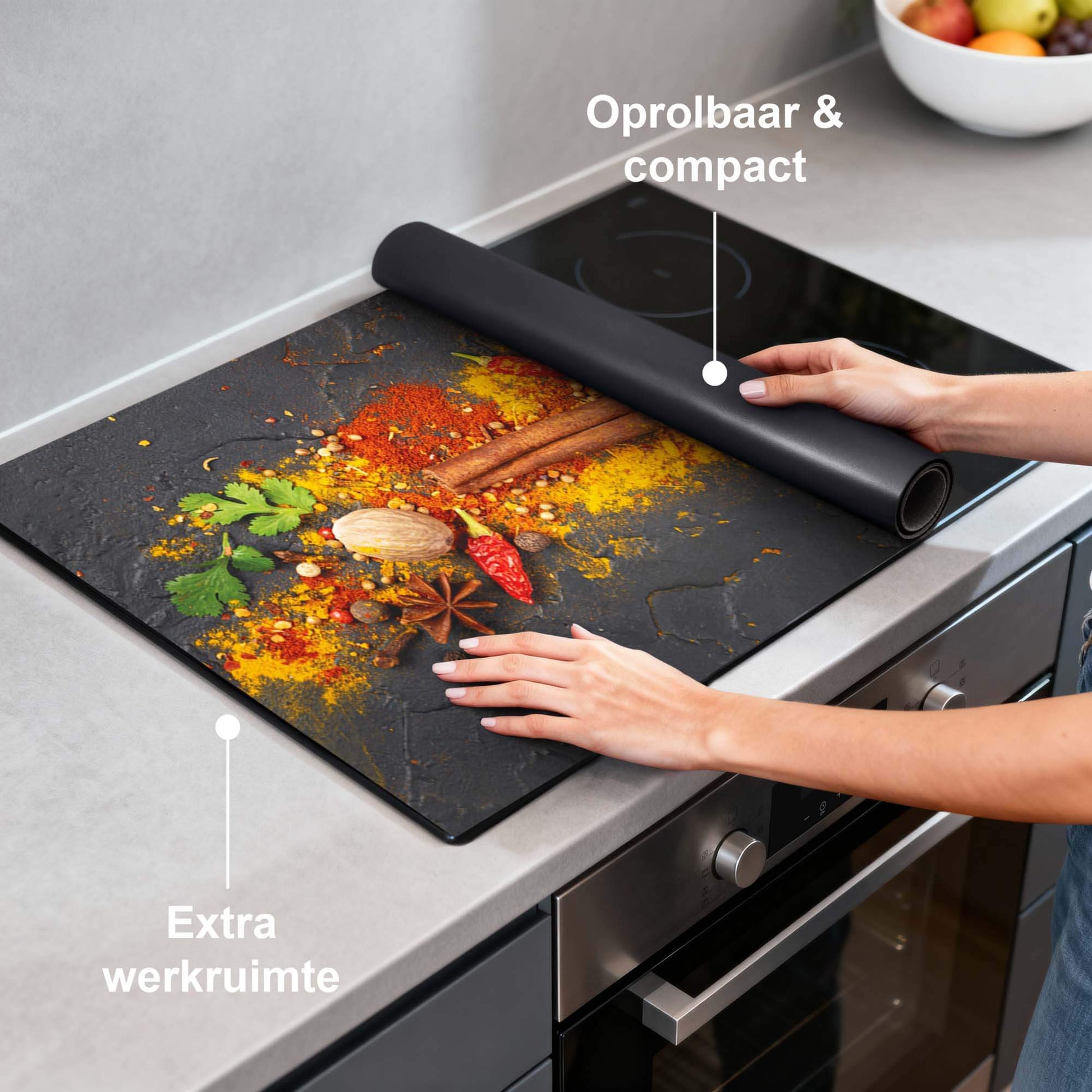 Spice Canvas – Inductie Beschermer - wevelnit