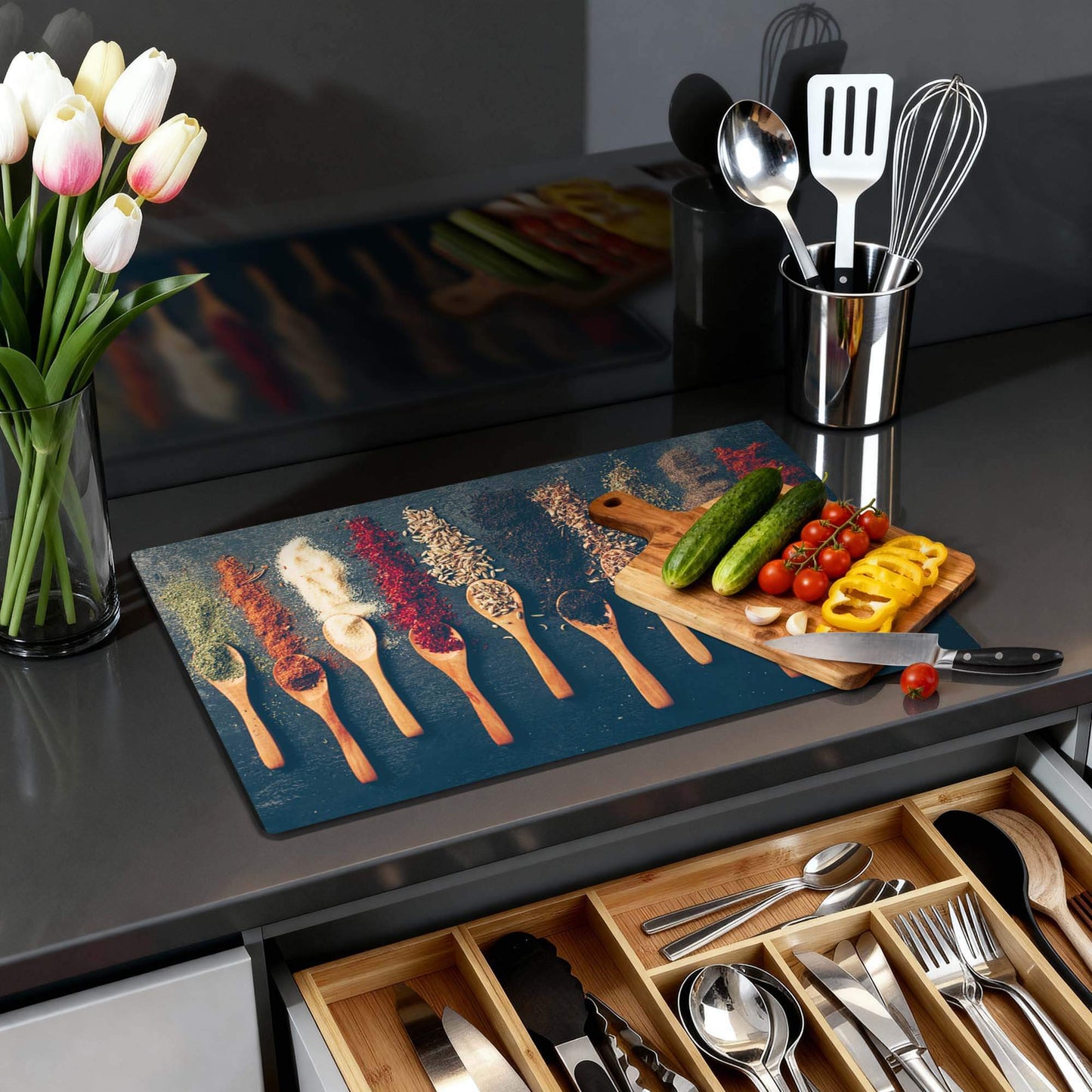 Spice Palette – Inductie Beschermer - wevelnit