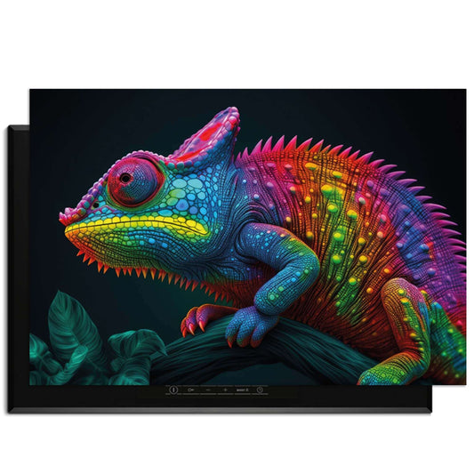 Neon Chameleon – Inductie Beschermer - wevelnit