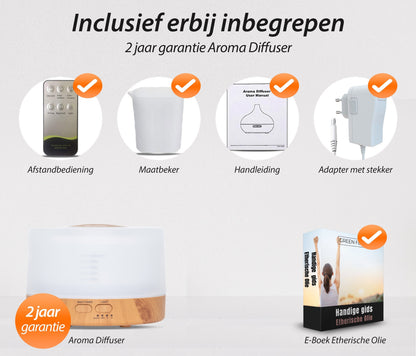 Happiness Pro Diffuser - Licht Hout - wevelnit