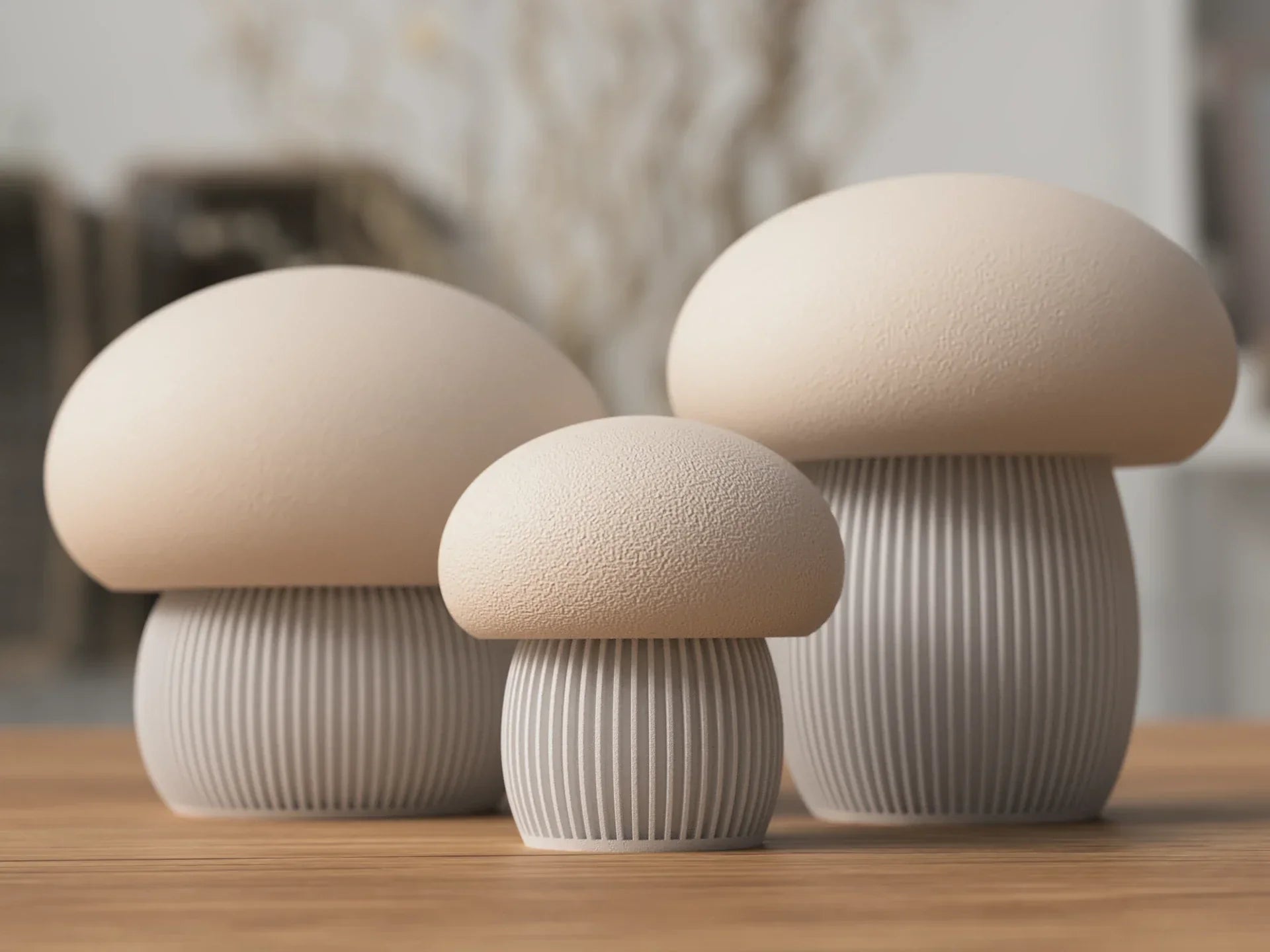 Japandi Paddenstoelen - wevelnit