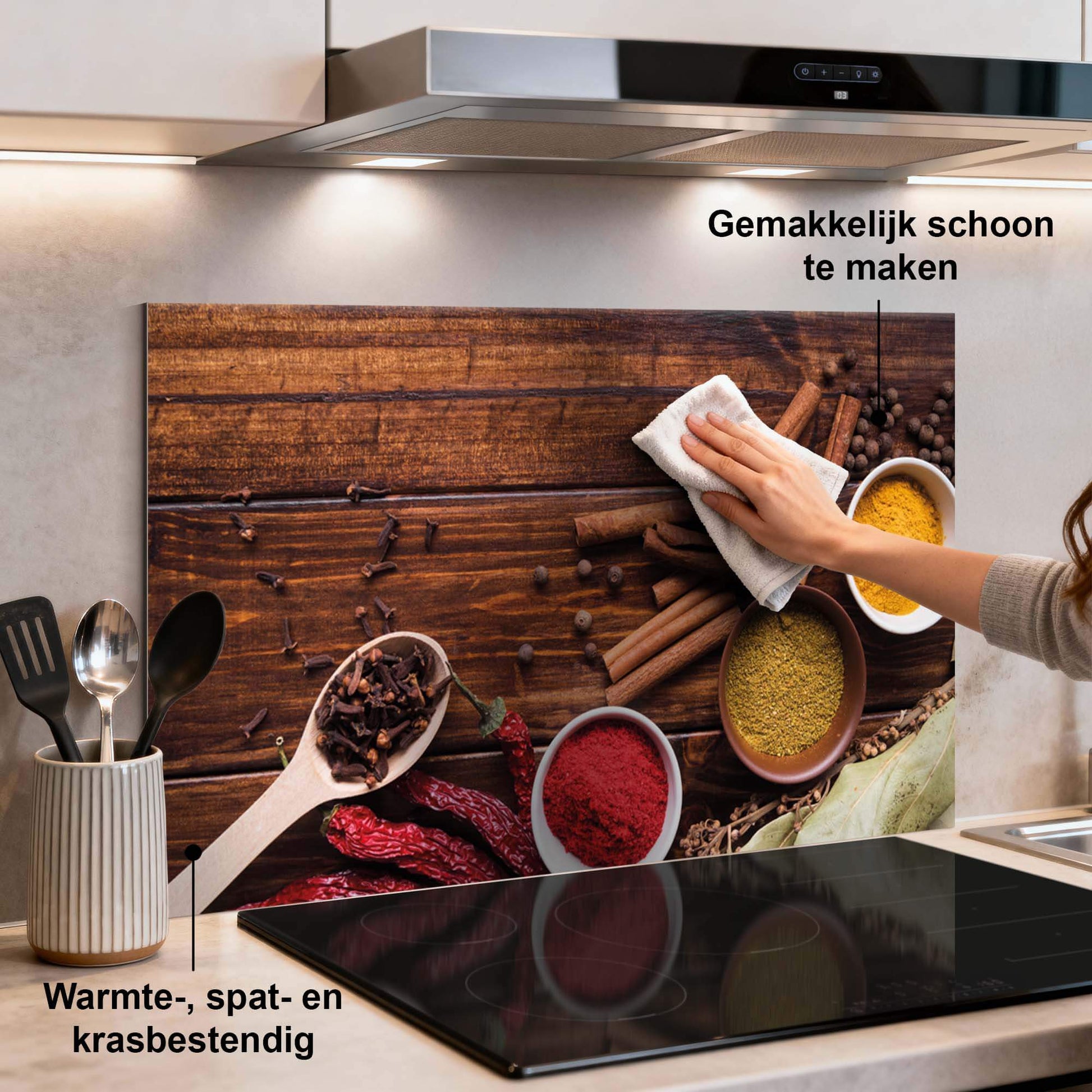 Warm Spice Harmony Spatscherm - wevelnit