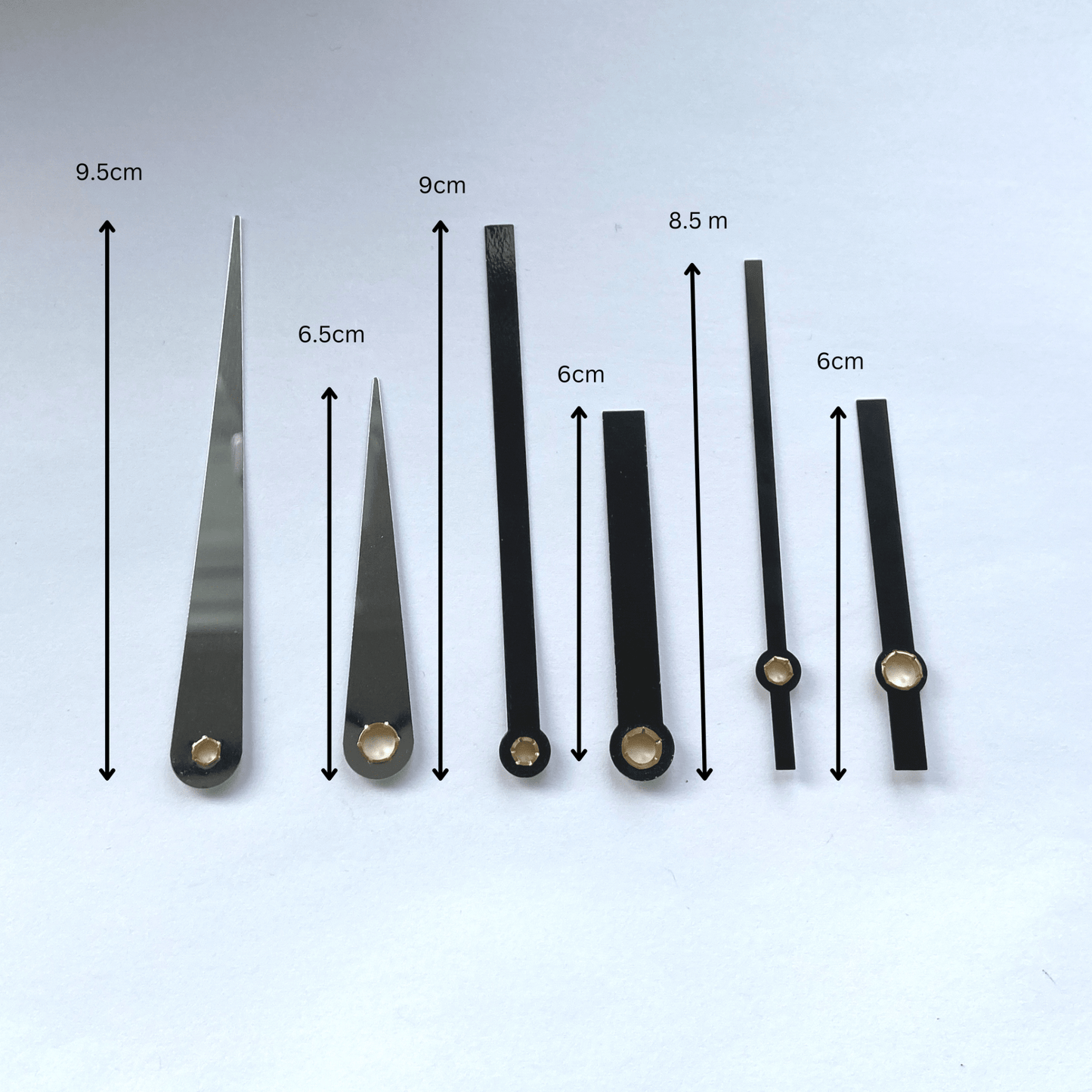 Clock hands set S + Silent Movement - wevelnit