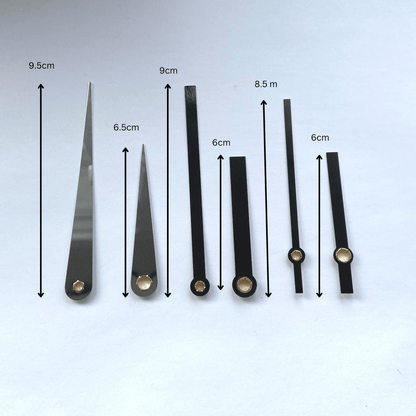 Clock hands set S + Silent Movement - wevelnit