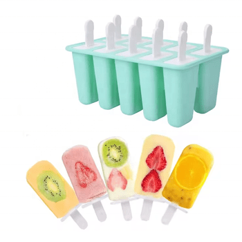 Genera 10 - Cavity Silicone Popsicle Mold – Reusable & Eco - Friendly - wevelnit