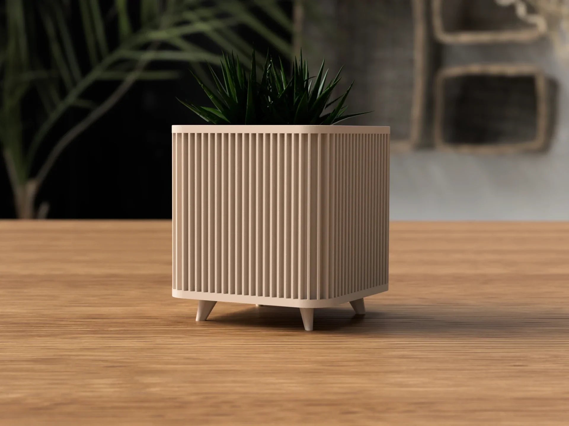 Shikaku Japandi plantenpot - wevelnit