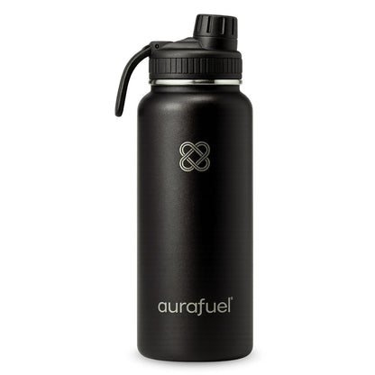 Stainless Steel Drink Bottle - Black - wevelnit