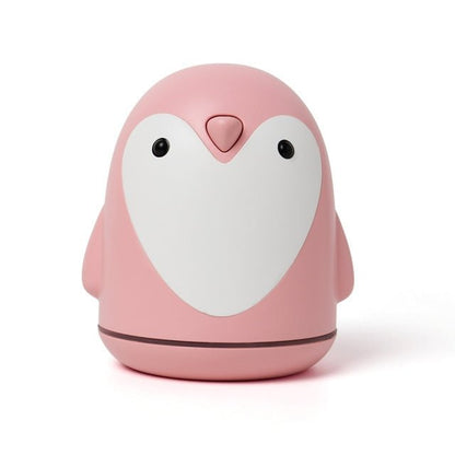 220ml Aroma Humidifier Cute Penguin USB Air Diffuser Home Office Car Mist Maker Air Purifier(Pink) - wevelnit