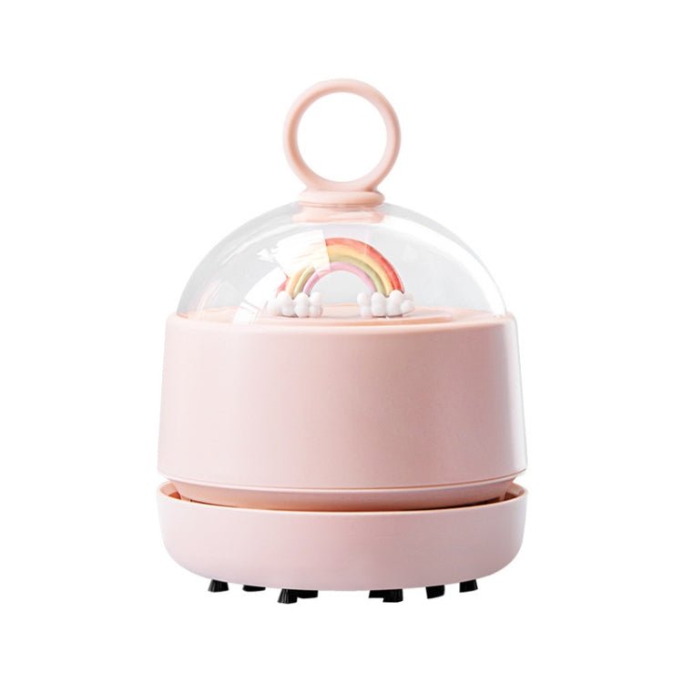 X1 Mini USB Handheld Wireless Desktop Vacuum Cleaner(Pink) - wevelnit