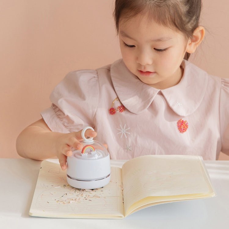 X1 Mini USB Handheld Wireless Desktop Vacuum Cleaner(Pink) - wevelnit