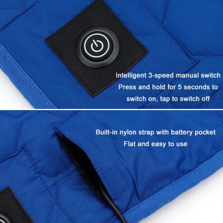 Winter USB Rechargeable Smart Seven Zone Heating Anti - cold Sleeping Bag Pad - wevelnit