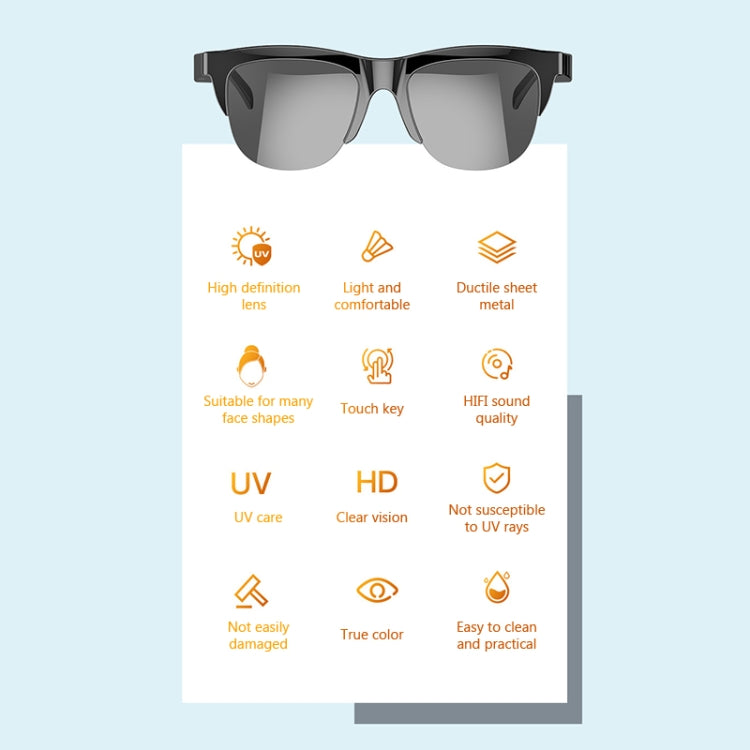 Audio Sunglasses Bluetooth 5.3 – Music, Calls and IPX4