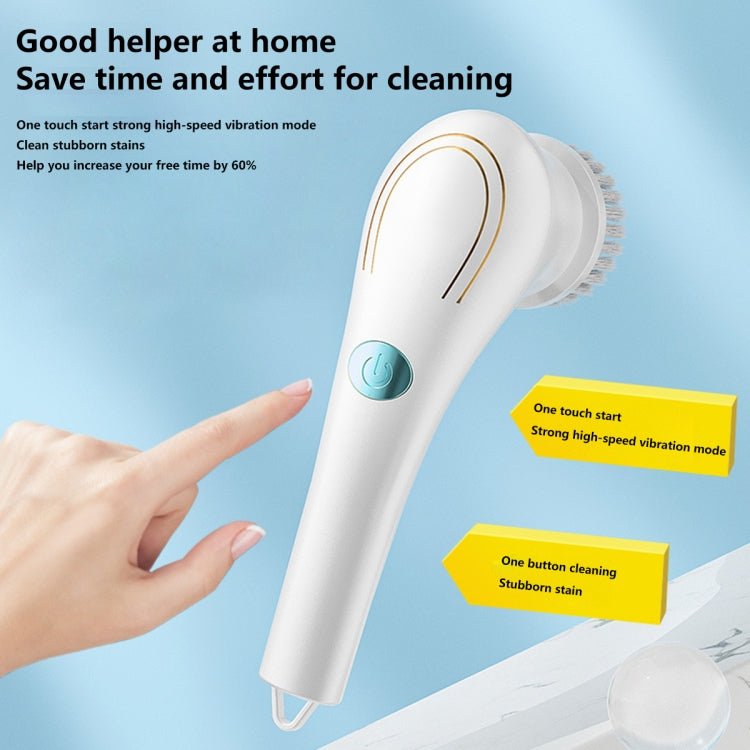 Household Multifunctional Electric Handheld Cleaning Brush - wevelnit