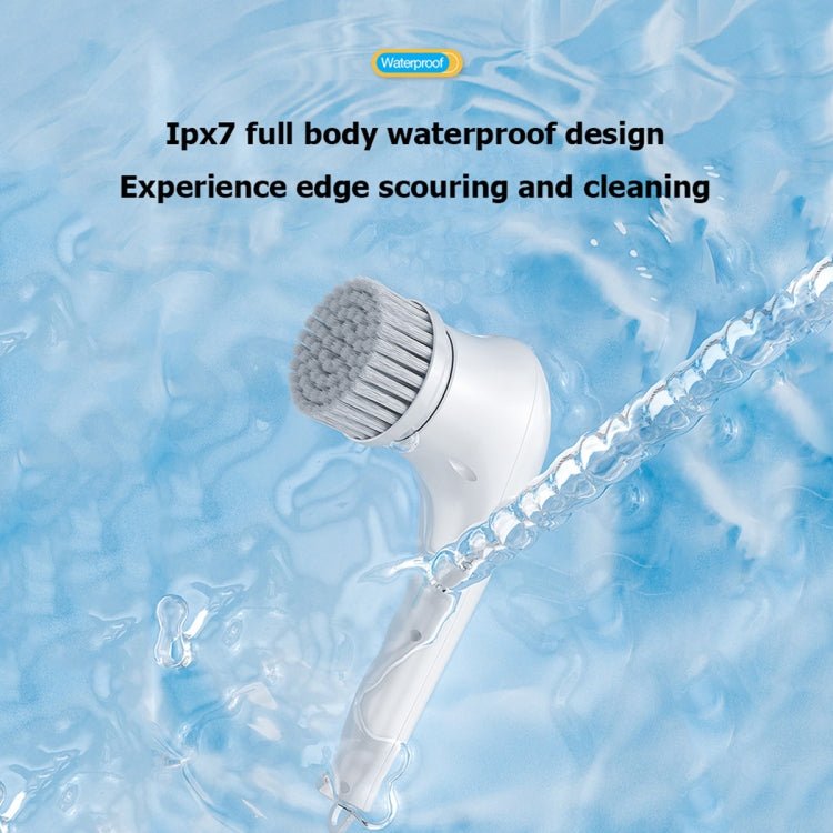 Household Multifunctional Electric Handheld Cleaning Brush - wevelnit