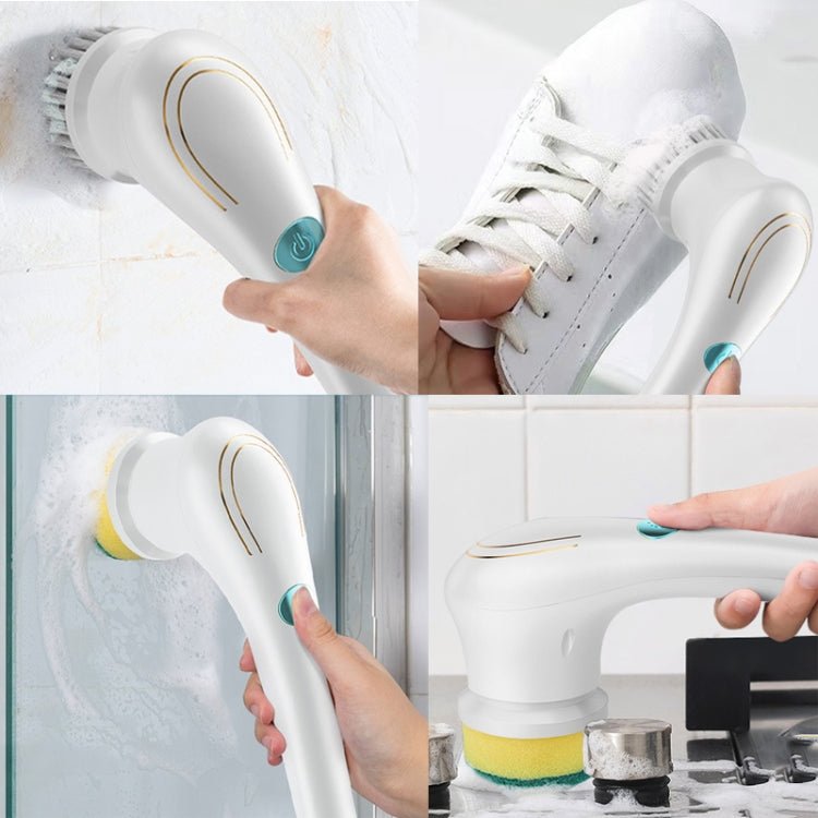 Household Multifunctional Electric Handheld Cleaning Brush - wevelnit