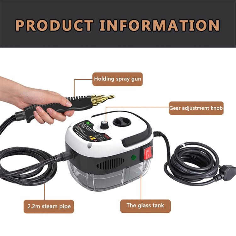2500W High Temperature And High Pressure Steam Cleaning Machine for household usage - wevelnit