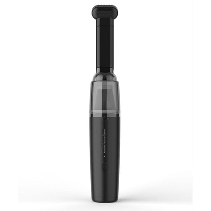 Mini Portable Wireless Car Vacuum Cleaner – Plastic Filter (Black) - wevelnit