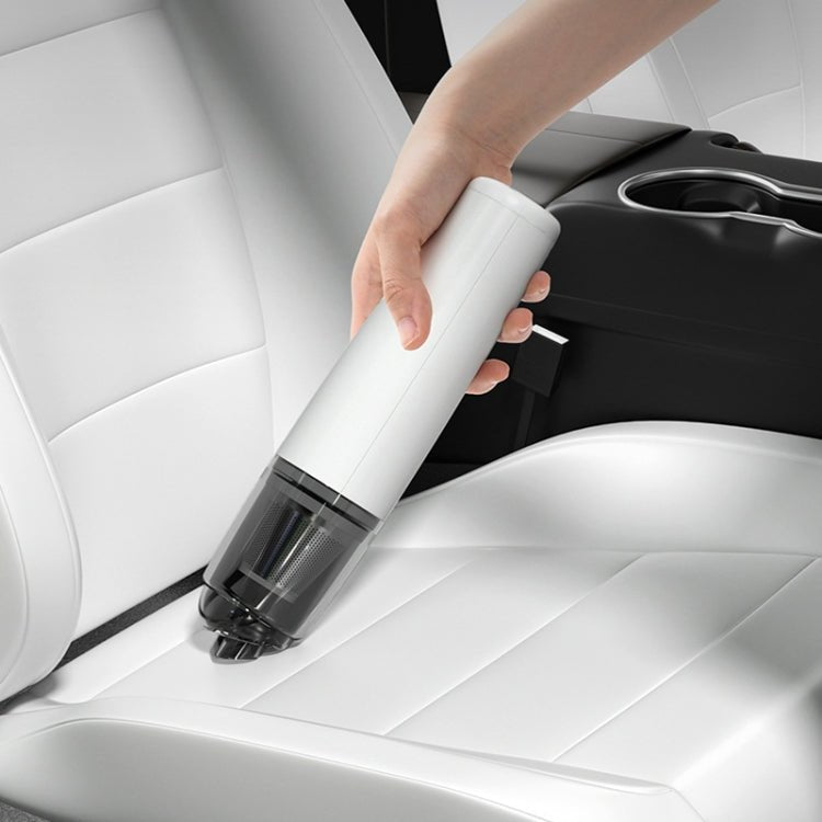 Mini Portable Wireless Car Vacuum Cleaner – Plastic Filter (Black) - wevelnit
