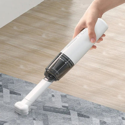 Mini Portable Wireless Car Vacuum Cleaner – Plastic Filter (Black) - wevelnit
