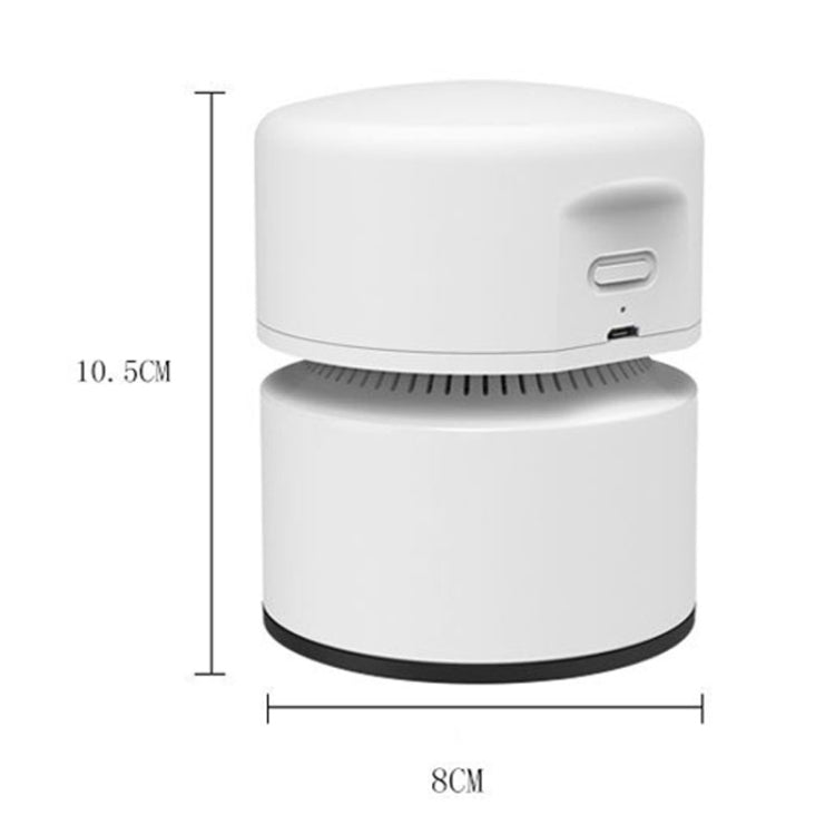 Mini USB Desktop Vacuum Cleaner – Portable Paper & Dust Remover (Black) - wevelnit