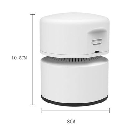 Mini USB Desktop Vacuum Cleaner – Portable Paper & Dust Remover (Black) - wevelnit
