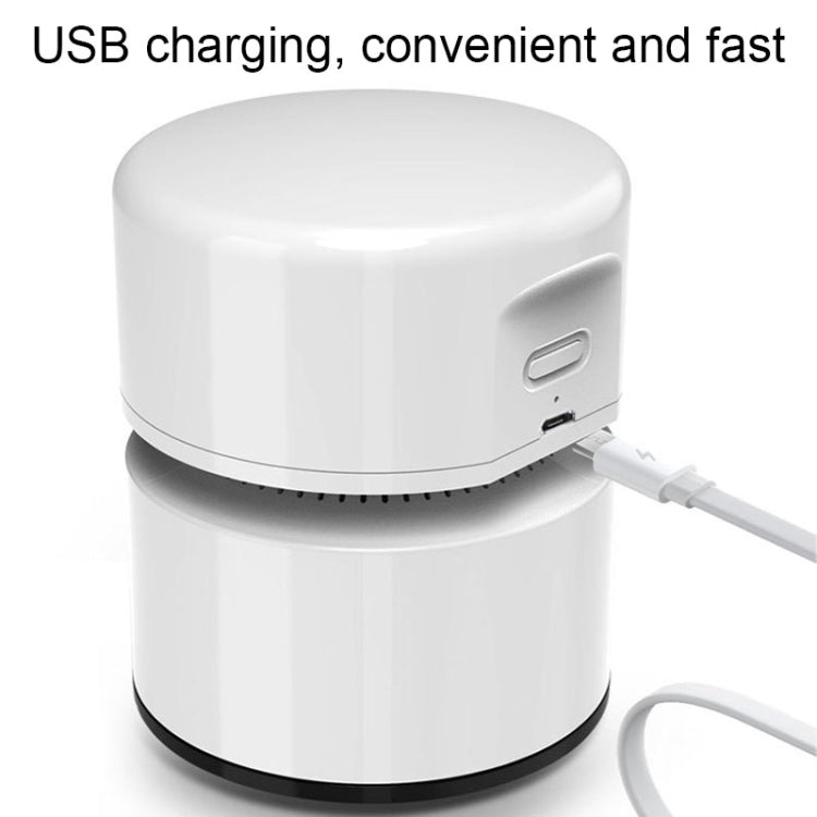 Mini USB Rechargeable Desktop Vacuum Cleaner – Portable Dust Remover (Green) - wevelnit