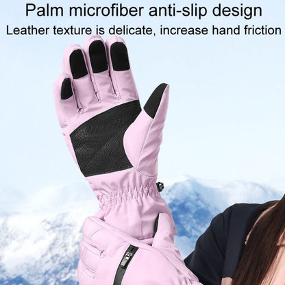 Winter Padded Ski Finger Gloves Outdoor Windproof Warm Sports Gloves Size: S - wevelnit