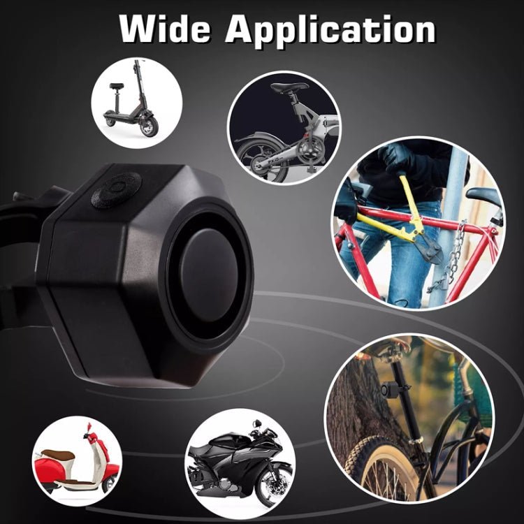 SF32R+03C Electric Motorcycle / Bike Anti - theft Alarm Home Wiring Free Vibration Alarm - wevelnit