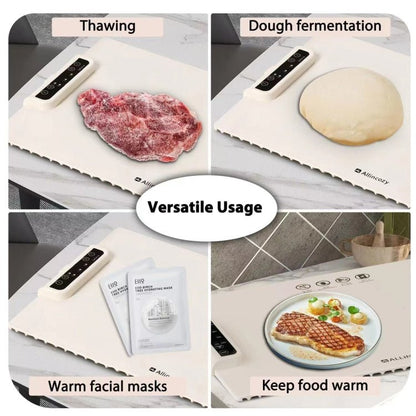 240W Electric Food Tray Warmer with Adjustable Temperature - wevelnit