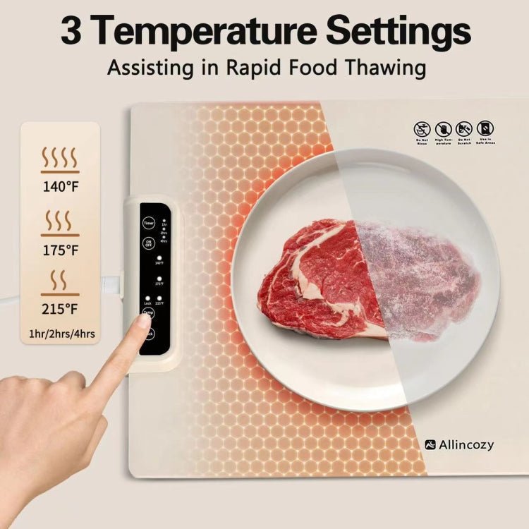 240W Electric Food Tray Warmer with Adjustable Temperature - wevelnit