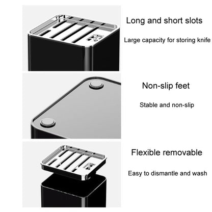 Kitchen Knife Organizer Household Cooking Knife Storage Rack(White) - wevelnit