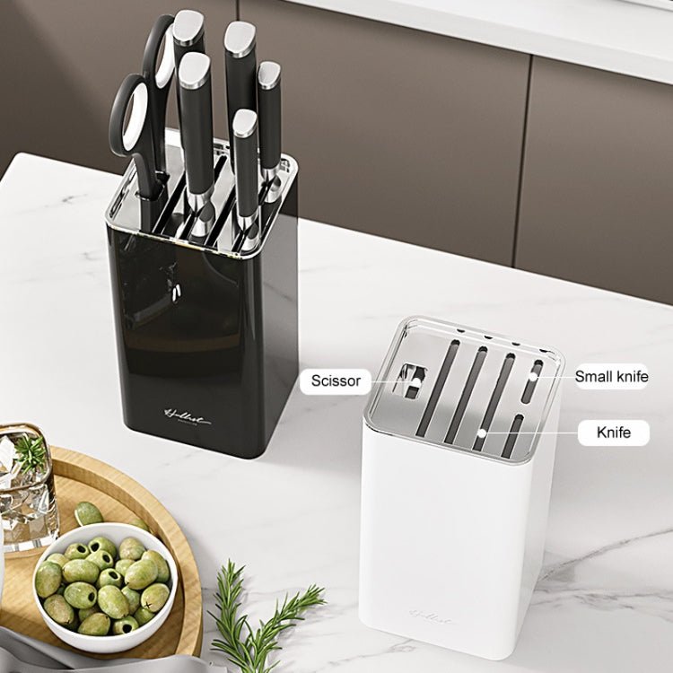 Kitchen Knife Organizer Household Cooking Knife Storage Rack(Black) - wevelnit